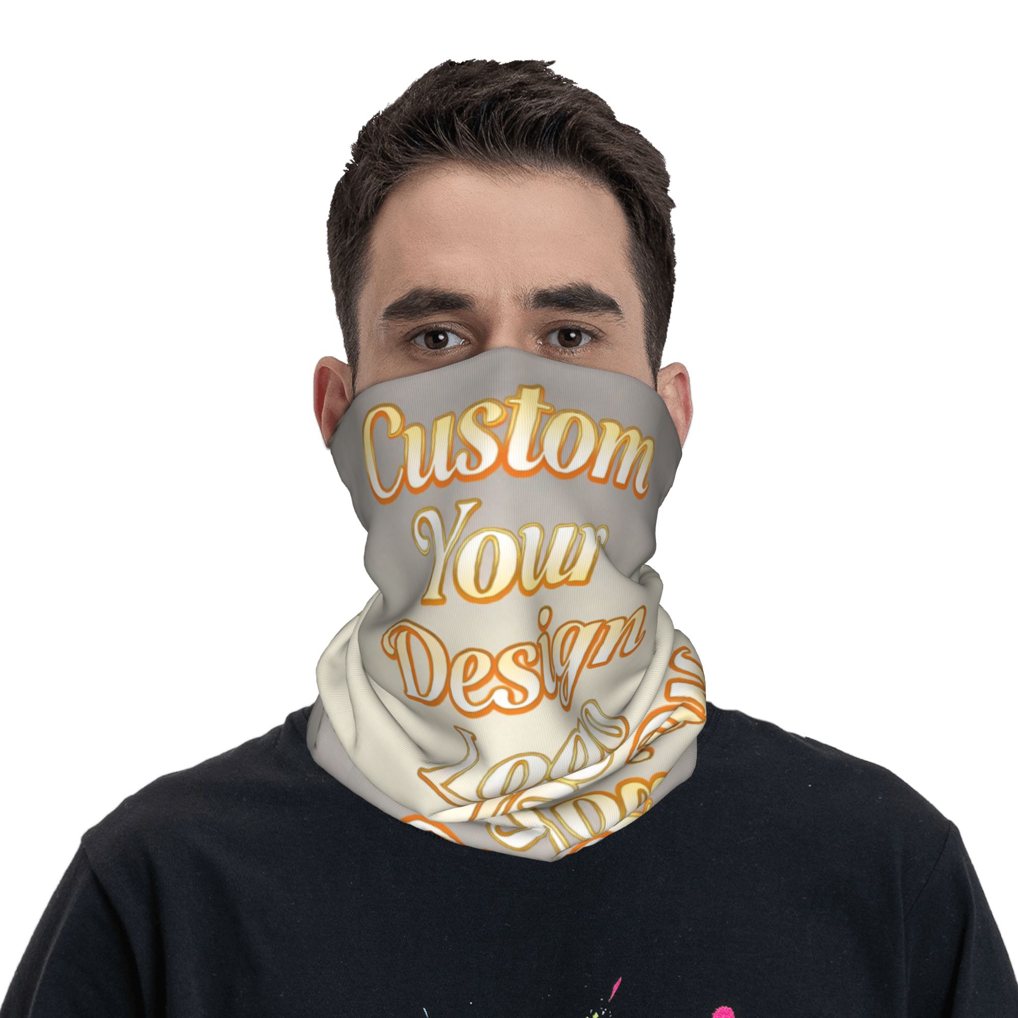 Custom Your Photo Name Bandana - Initial Ring Custom ulasan dan harga