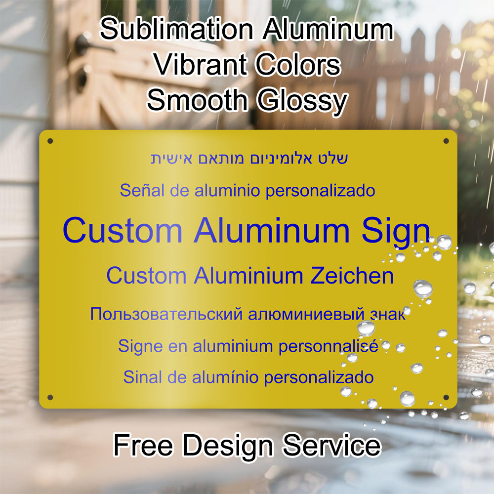 Custom Aluminum Metal Sign Per - Pet Portrait Custom ulasan dan harga