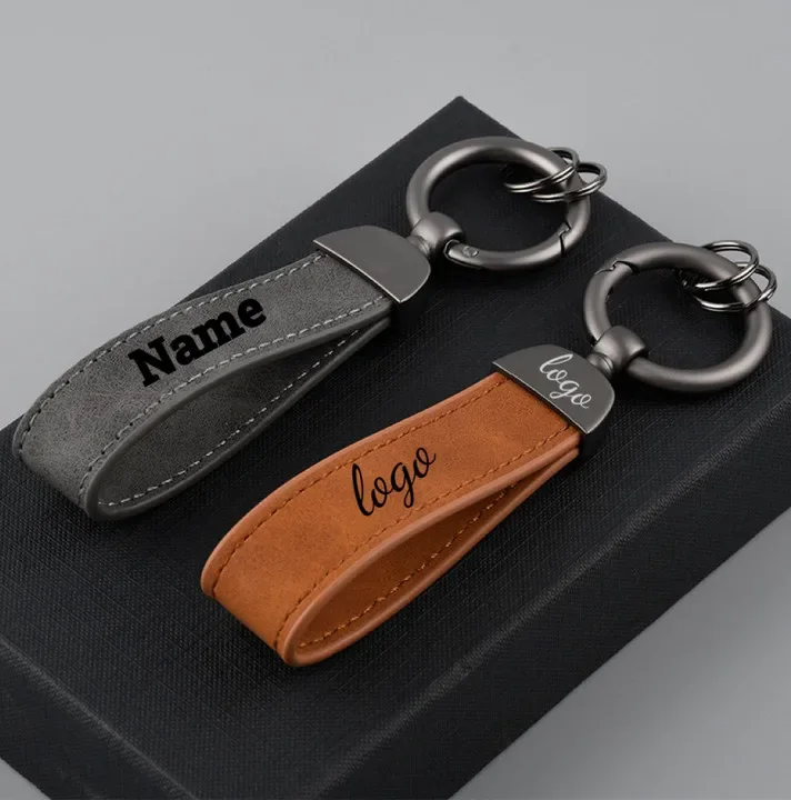 Laser Engrave Nubuck Leather C - Initial Ring Custom ulasan dan harga