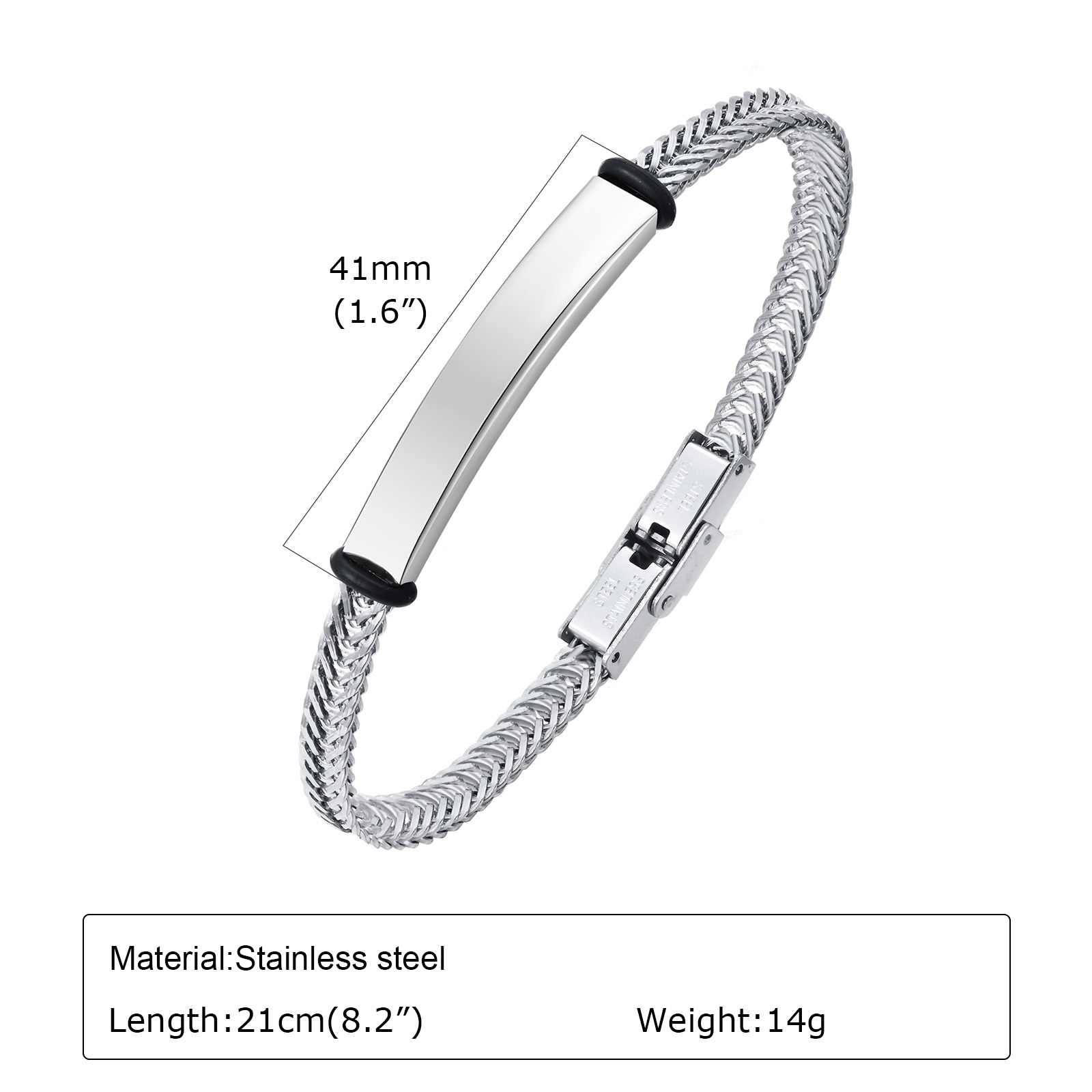 Vnox Personalized Bracelets fo - Coordinates Bracelet ulasan dan harga