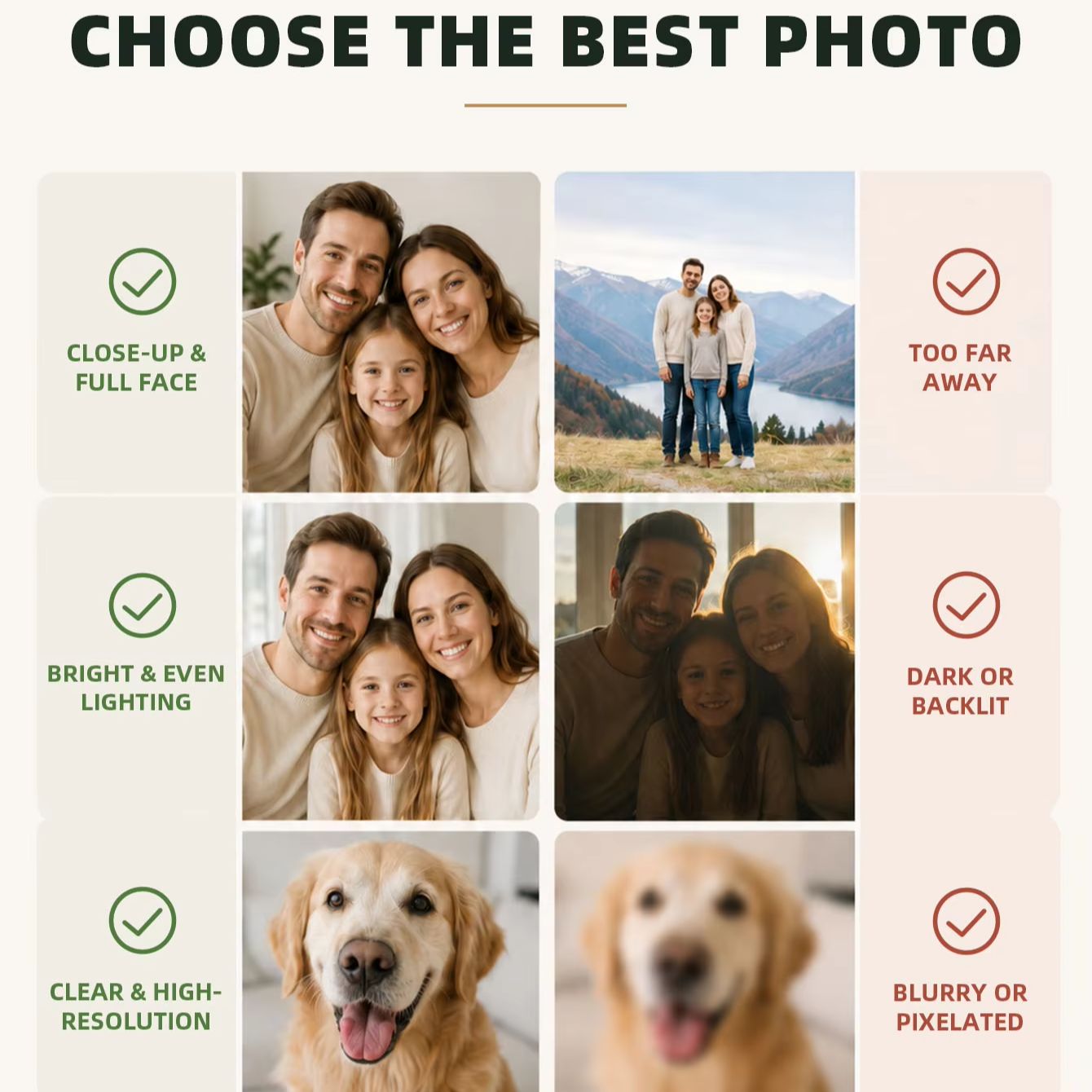 Custom Photo Canvas Print, Per - Pet Portrait Custom ulasan dan harga